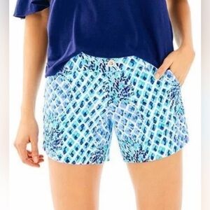 NWT Lilly Pulitzer Callahan Shorts in Toe In Print Size 8